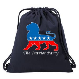 The Patriot Party USA United States of America Drawstring Bag