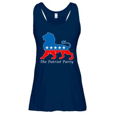 The Patriot Party USA United States of America Ladies Essential Flowy Tank