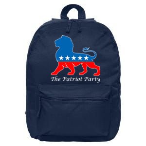 The Patriot Party USA United States of America 16 in Basic Backpack