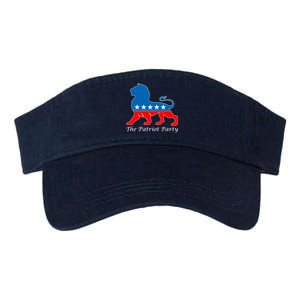 The Patriot Party USA United States of America Valucap Bio-Washed Visor