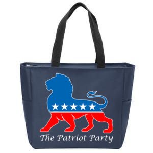 The Patriot Party USA United States of America Zip Tote Bag