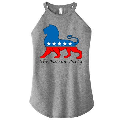 The Patriot Party USA United States of America Women's Perfect Tri Rocker Tank