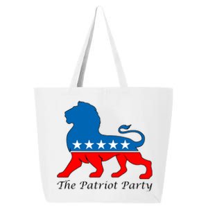 The Patriot Party USA United States of America 25L Jumbo Tote