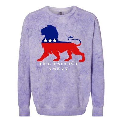 The Patriotic Party Colorblast Crewneck Sweatshirt