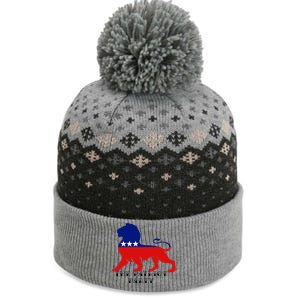 The Patriotic Party The Baniff Cuffed Pom Beanie