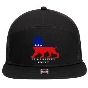 The Patriotic Party 7 Panel Mesh Trucker Snapback Hat