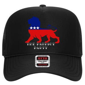 The Patriotic Party High Crown Mesh Back Trucker Hat