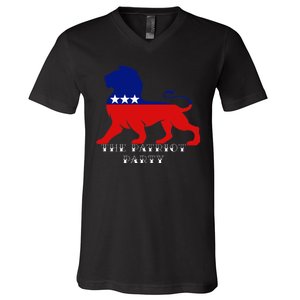 The Patriotic Party V-Neck T-Shirt