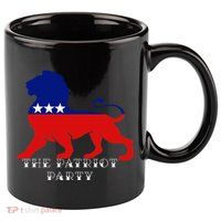 The Patriotic Party 11oz C Handle Ceramic Mug