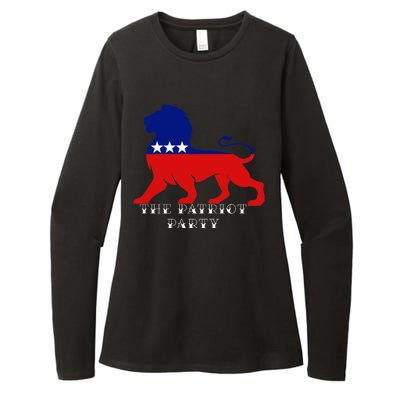 The Patriotic Party Womens CVC Long Sleeve Shirt