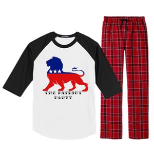 The Patriotic Party Raglan Sleeve Pajama Set