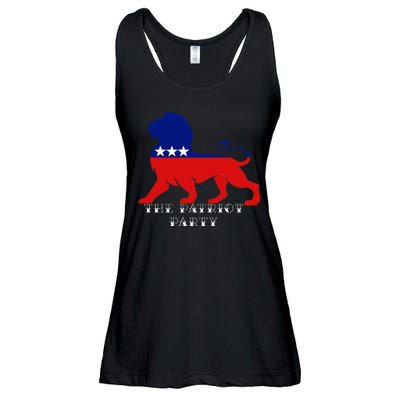 The Patriotic Party Ladies Essential Flowy Tank