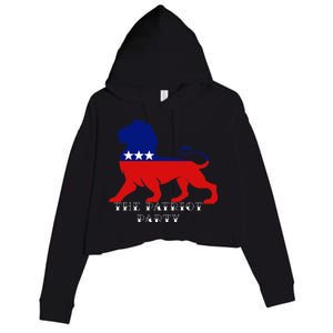 The Patriotic Party Crop Fleece Hoodie