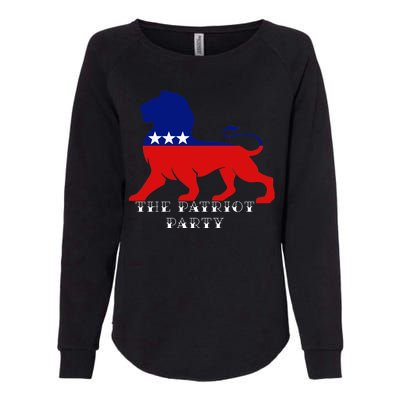 The Patriotic Party Womens California Wash Sweatshirt