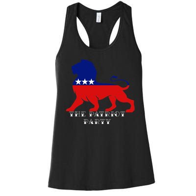 The Patriotic Party Women's Racerback Tank