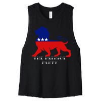 The Patriotic Party Women's Racerback Cropped Tank