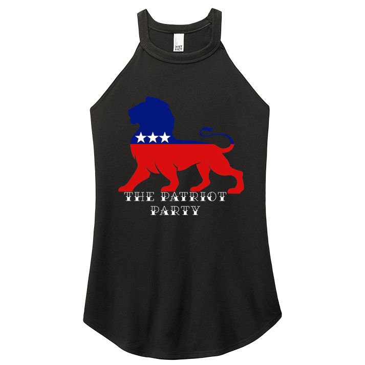 The Patriotic Party Women's Perfect Tri Rocker Tank