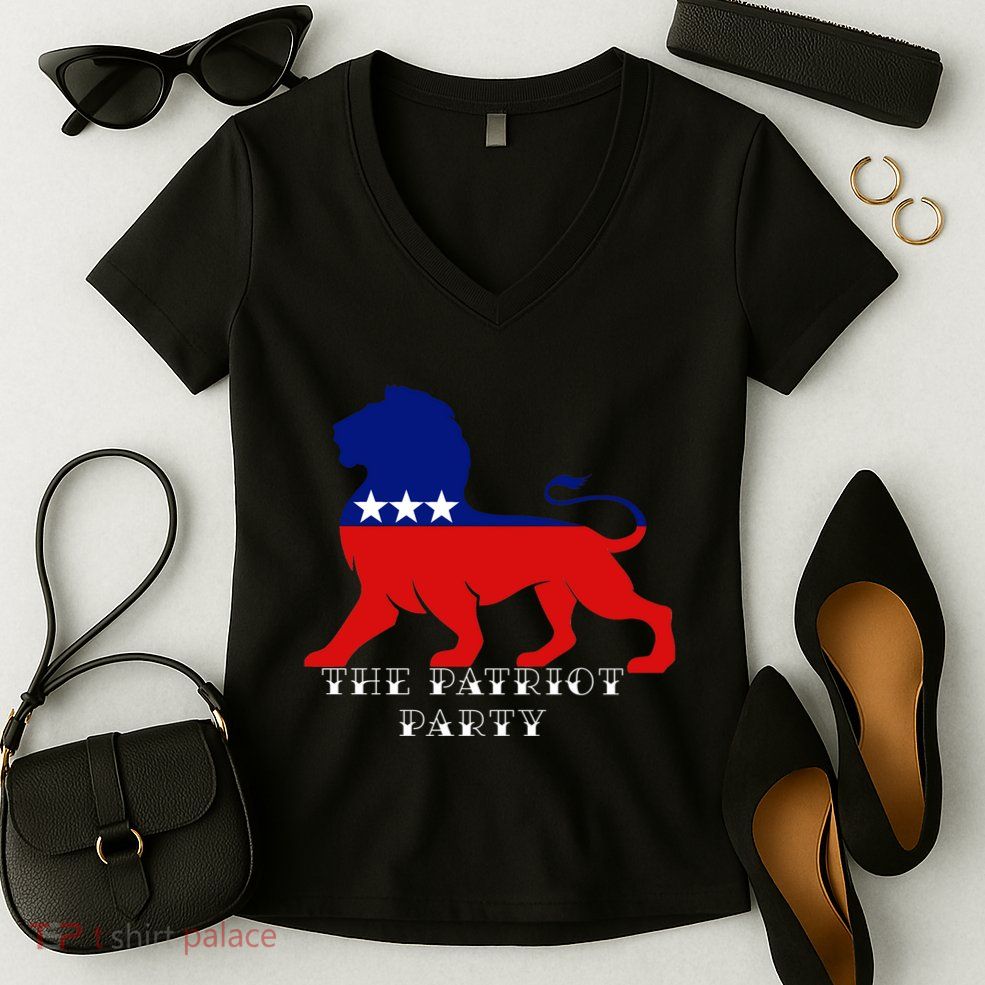 The Patriotic Party Women's V-Neck T-Shirt