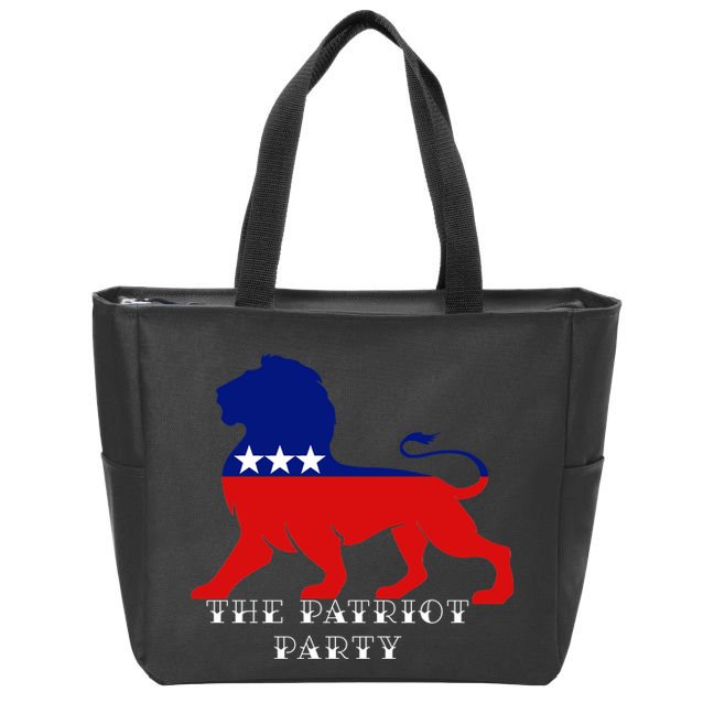 The Patriotic Party Zip Tote Bag