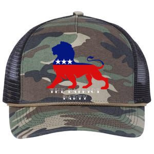 The Patriotic Party Retro Rope Trucker Hat Cap