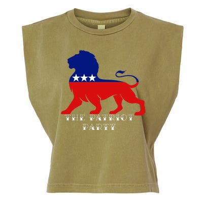 The Patriotic Party Garment-Dyed Women's Muscle Tee