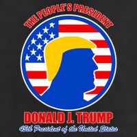 The People's President Donald Trump USA Logo Garment-Dyed Heavyweight T-Shirt