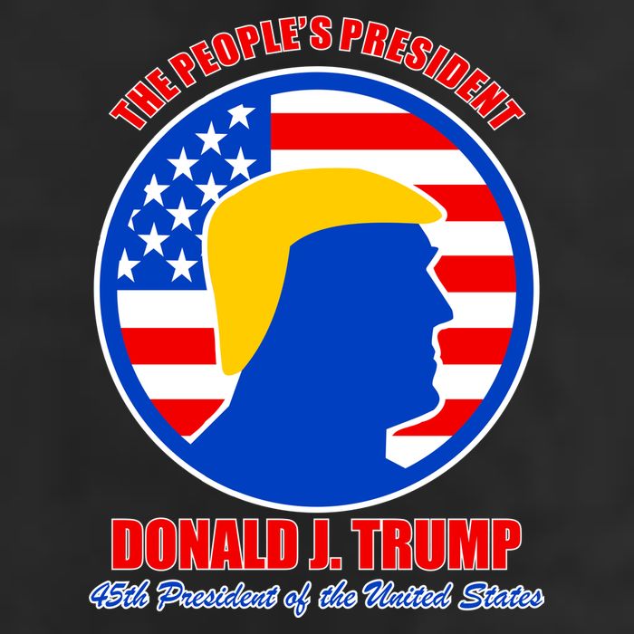 The People's President Donald Trump USA Logo Garment-Dyed Heavyweight T-Shirt