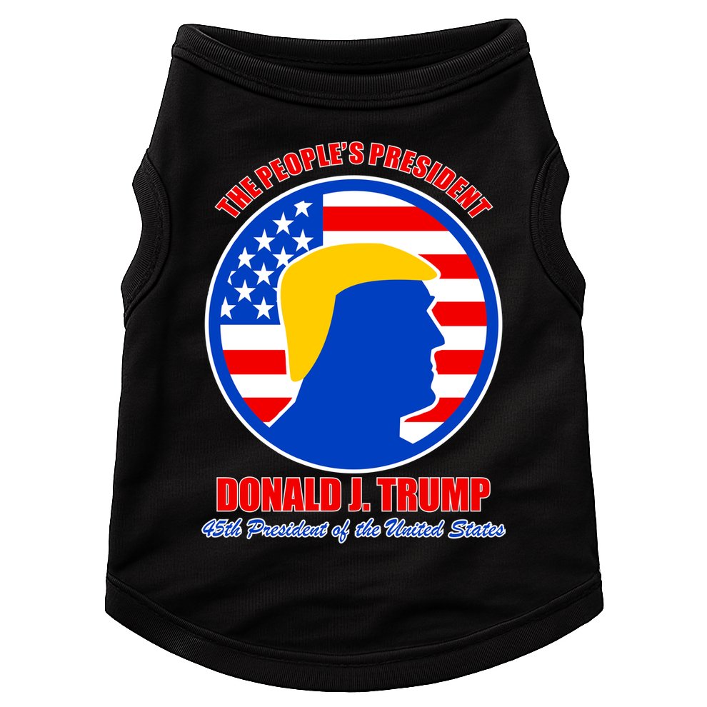 The People's President Donald Trump USA Logo Doggie Tank