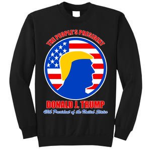 The People's President Donald Trump USA Logo Sweatshirt