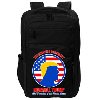 The People's President Donald Trump USA Logo Impact Tech Backpack