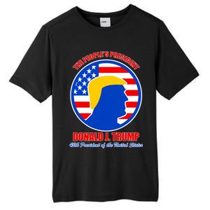 The People's President Donald Trump USA Logo Tall Fusion ChromaSoft Performance T-Shirt