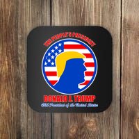 The People's President Donald Trump USA Logo Coaster