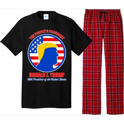 The People's President Donald Trump USA Logo Pajama Set