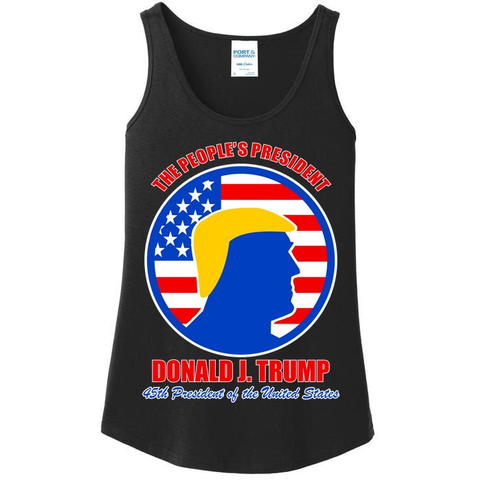 The People's President Donald Trump USA Logo Ladies Essential Tank