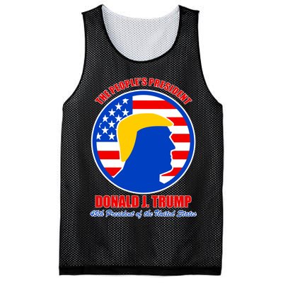 The People's President Donald Trump USA Logo Mesh Reversible Basketball Jersey Tank