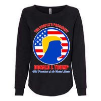 The People's President Donald Trump USA Logo Womens California Wash Sweatshirt