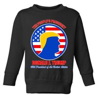 The People's President Donald Trump USA Logo Toddler Sweatshirt