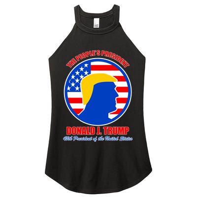 The People's President Donald Trump USA Logo Women's Perfect Tri Rocker Tank