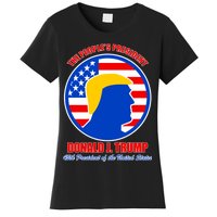 The People's President Donald Trump USA Logo Women's T-Shirt