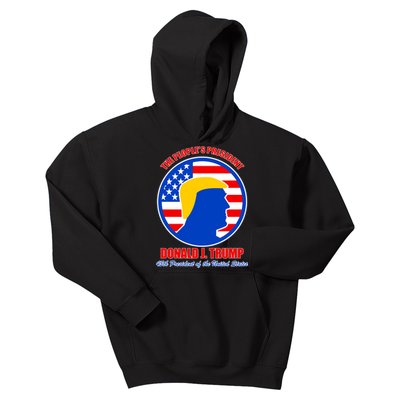 The People's President Donald Trump USA Logo Kids Hoodie