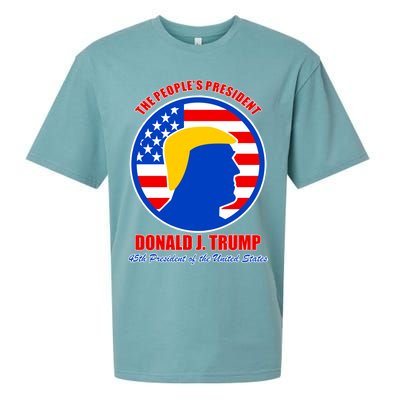 The People's President Donald Trump USA Logo Sueded Cloud Jersey T-Shirt