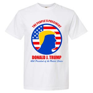 The People's President Donald Trump USA Logo Garment-Dyed Heavyweight T-Shirt