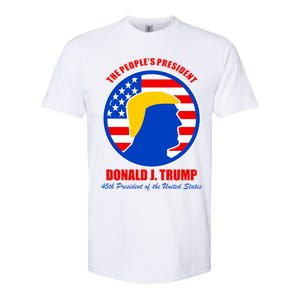 The People's President Donald Trump USA Logo Softstyle CVC T-Shirt