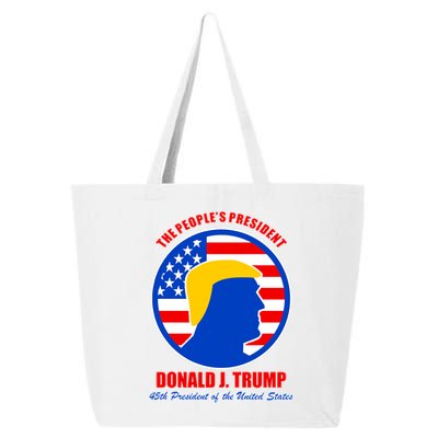 The People's President Donald Trump USA Logo 25L Jumbo Tote