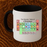 The Periodic Table Of Christmas Elements Mug