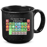 The Periodic Table Of Christmas Elements 15oz Campfire Ceramic Mug