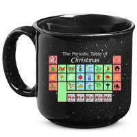 The Periodic Table Of Christmas Elements 15oz Campfire Ceramic Mug