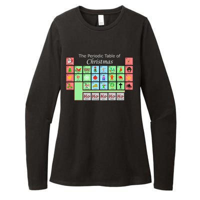 The Periodic Table Of Christmas Elements Womens CVC Long Sleeve Shirt