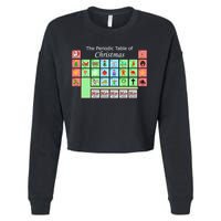 The Periodic Table Of Christmas Elements Cropped Pullover Crew