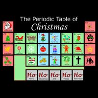 The Periodic Table Of Christmas Elements Wool Snapback Cap